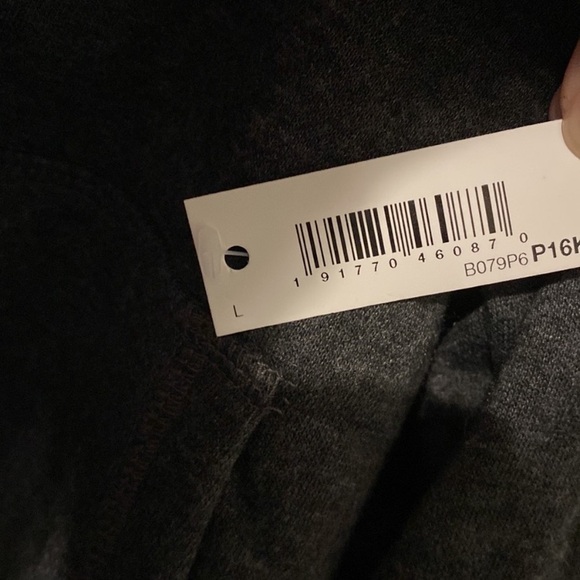 Men’s Amazon essentials sweatshirt jacket hoodie Sherpa lined gray large New - Picture 6 of 9